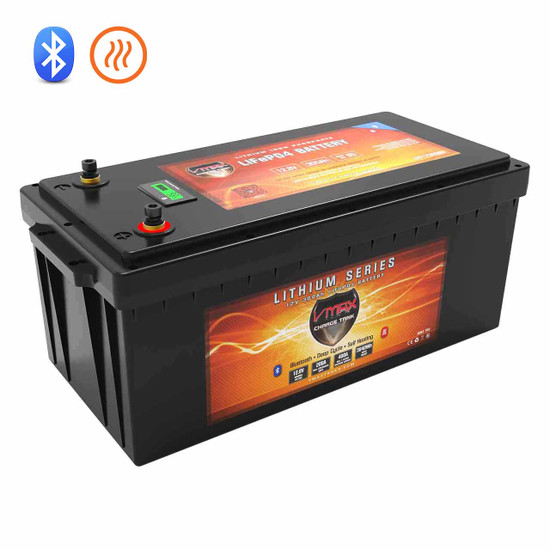VMAX LFP12300BH 12V 300Ah Self Heated Lithium Battery with Bluetooth