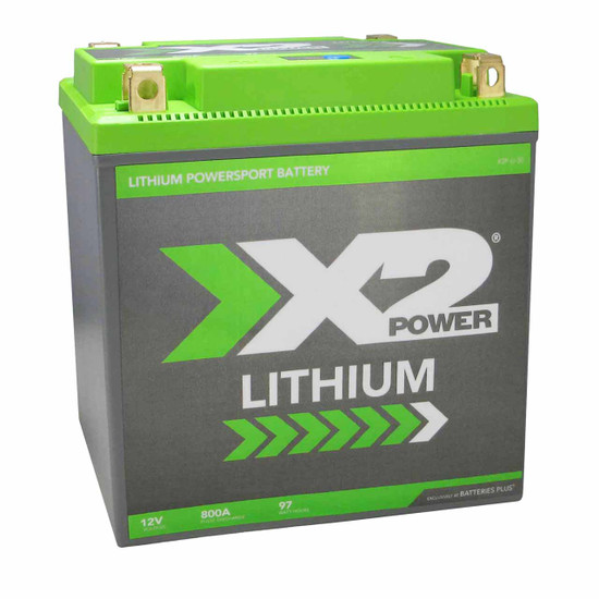 X2Power X2P30 Lithium Motorcycle Battery 30L-BS - X2P-LI-30 Replaces ETX30LA YTX30L-BS