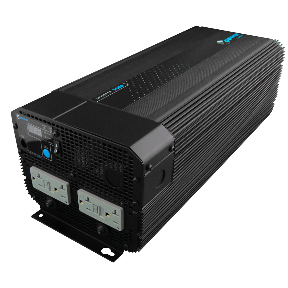 XPower 12V 5000W Dual GFCI Inverter w/Remote Switch