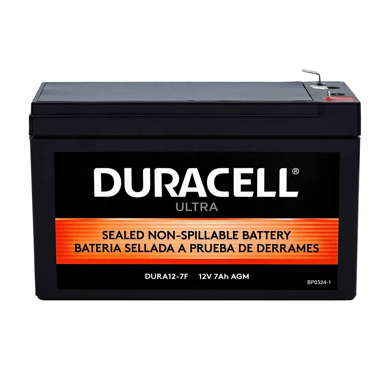 Duracell DURA12-7F 12V 7Ah AGM UPS Battery with F1 Terminals