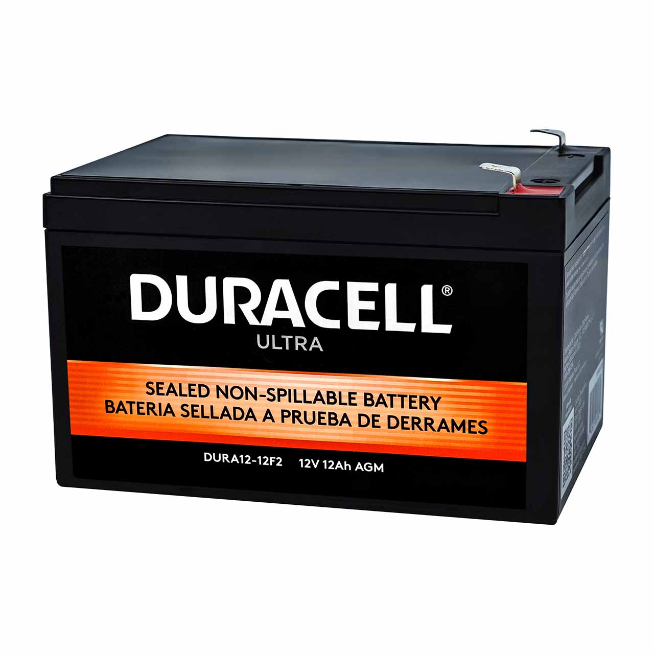 Duracell DURA12-12F2 12V 12Ah AGM UPS Battery with F2 Terminals