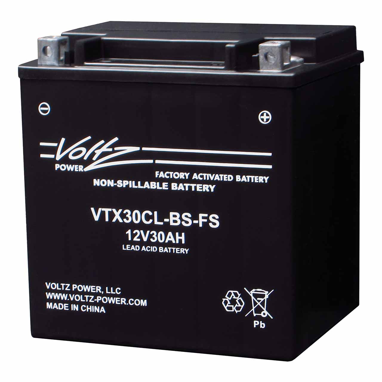 Voltz VTX30CL AGM Jet Ski Battery – Replaces YB30CL-B & CB30CL-B