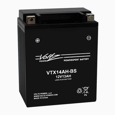 Voltz VTX14AH-BS AGM Powersport Battery – Replaces YTX14AH-BS