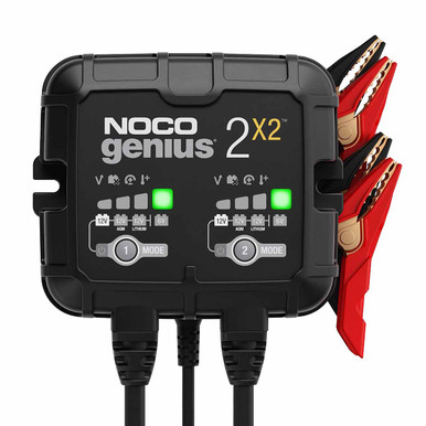 NOCO GENIUS2X2 4 Amp 2-Bank Battery Charger & Maintainer