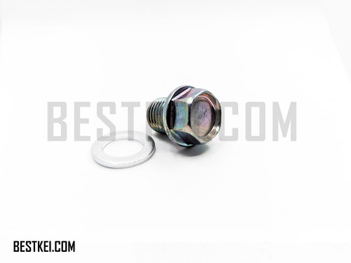 Oil Drain Plug & Gasket Set - Honda Beat PP1 Model - 1991-1996 Oil Drain Plug & Gasket Set - Honda Beat PP1 Model - 1991-1996
