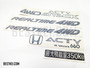 Sticker Set - Attack - Honda Acty Truck HA3, HA4 Models - 1990-1999