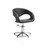Chaise de coiffure base étoile • Hair Wave • 60 x 58 cm / hauteur réglable 80 – 92 cm