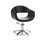 Fauteuil de coiffure base en étoile  • Hair Queen • 64 x 59 cm / hauteur réglable 79 – 91 cm