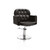 Fauteuil de coiffure base ronde  • Hair Liberty • 62 x 52 cm / hauteur réglable 92 – 104 cm