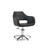 Fauteuil de coiffure base en étoile  • Hair Regency • 61 x 65 cm / hauteur réglable 80 – 92 cm