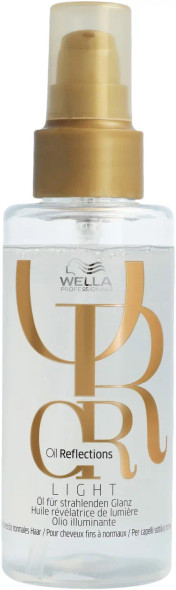 Huile légère Wella Oil Reflections Light – 100 ml – Nutrition sans alourdir pour cheveux fins ou normaux