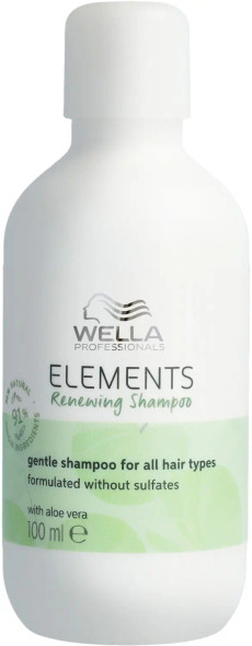 Shampooing Wella Elements Renewing – 100 ml – Nettoie en douceur tous types de cheveux