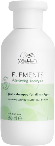 Shampooing Wella Elements Renewing – 250 ml – Nettoie en douceur tous types de cheveux