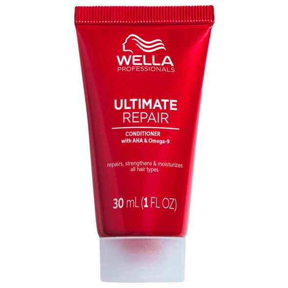 Après-shampooing nourrissant Wella Ultimate Repair – 30 ml – Répare et adoucit les cheveux abîmés en profondeur