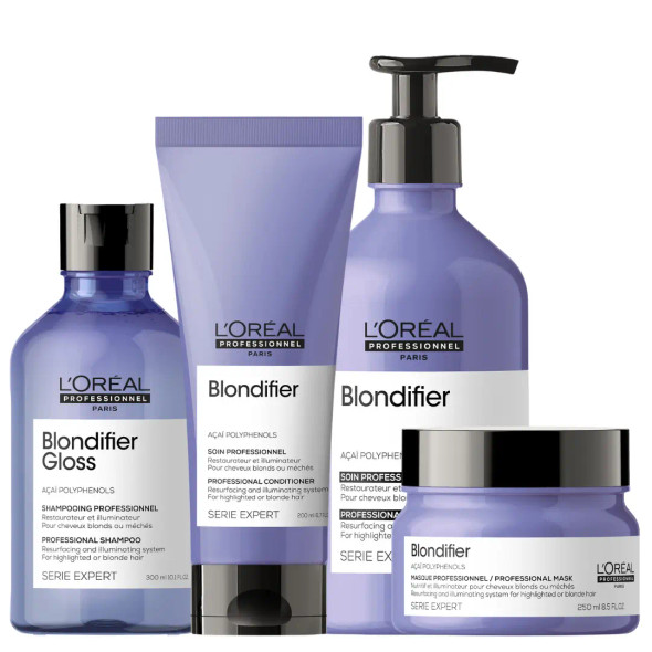 Soin illuminateur pour cheveux blonds ou colorés • Blondifier Gloss- Découvrir les options