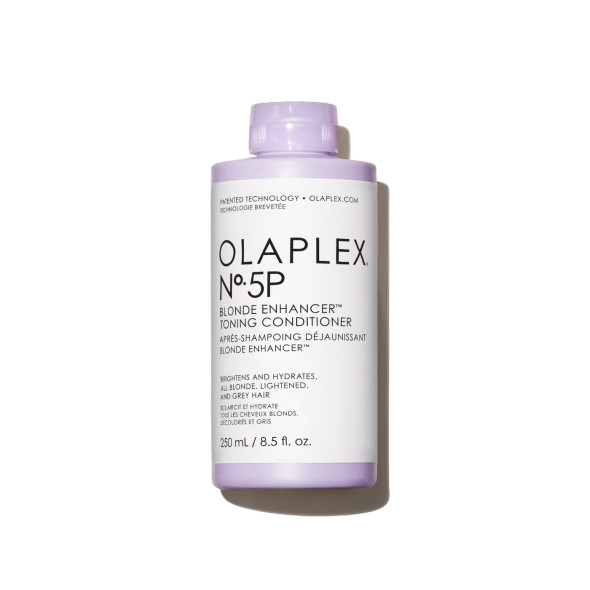 après-shampooing déjaunissant olaplex n°5p 250 ml – soin restructurant et hydratant aux pigments violets pour cheveux blonds, décolorés ou gris