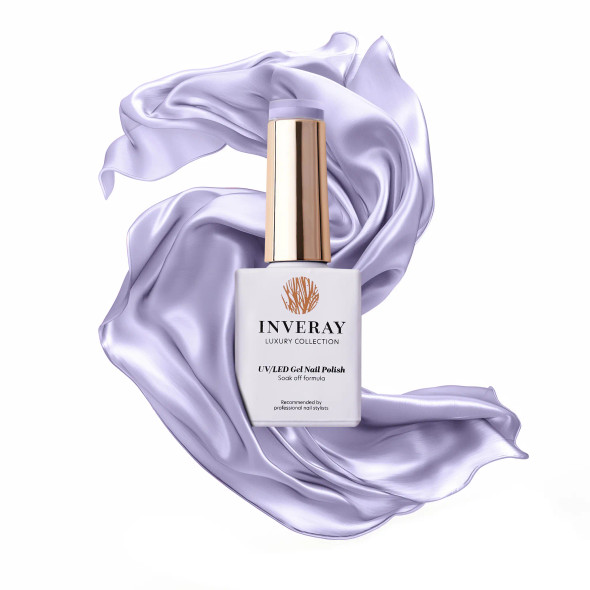 inveray vernis semi permanent 129 pretty petals 10 ml – gel polish uv led rose floral doux longue tenue