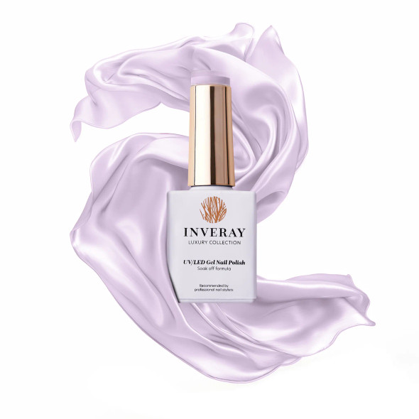 inveray vernis semi permanent 130 lilac lady 10 ml – gel polish uv led lilas pastel élégant longue tenue