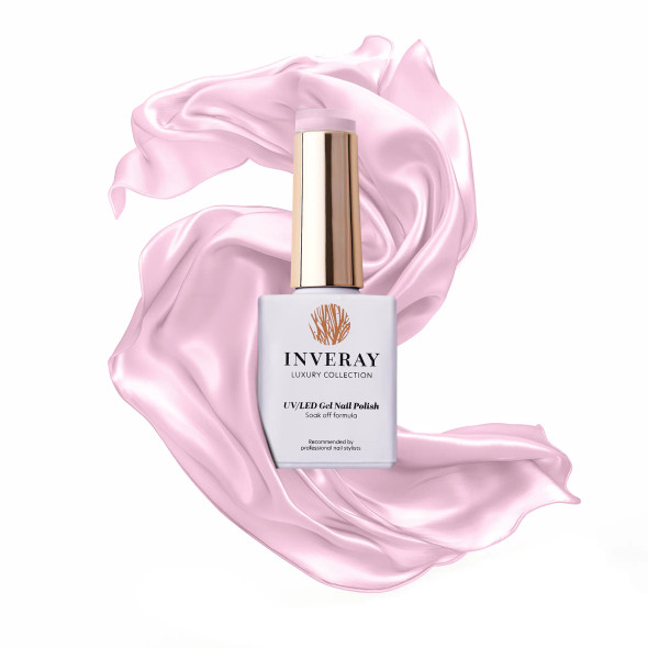 inveray vernis semi permanent 131 marry me 10 ml – gel polish uv led rose mariage doux longue tenue