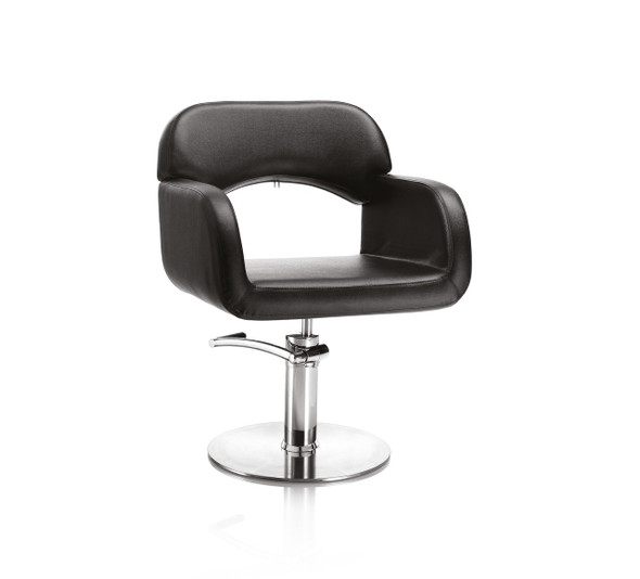 Fauteuil de coiffure base ronde  • Hair Sage • 61 x 51 cm / hauteur réglable 88 – 100 cm