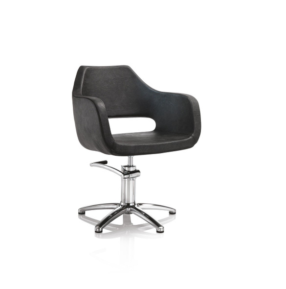 Fauteuil de coiffure base en étoile  • Hair Regency • 61 x 65 cm / hauteur réglable 80 – 92 cm