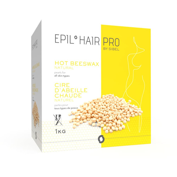 Cire chaude • s’utilise sans bandes • sous forme de perles • Toutes peaux 1000 g.