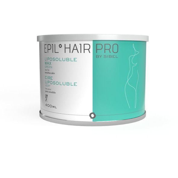 Cire tiède • s’utilise avec des bandes • sous forme de pot • Peaux sensibles 400 ml.