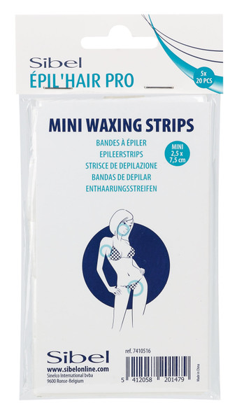 Bandes d'épilation mini non tissées - Paquet de 100 en 5 kits - Epil'Hair Pro