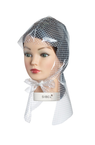 Bonnets à mèches jetables en kit, double couche, pré-marqués de trous. crochet inclus