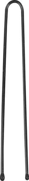 Épingle à cheveux lisse, bout perlé, tige 1,25 mm •  longueur 70 mm • 500 grammes • vernis noir