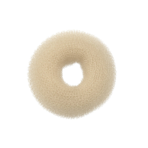 Couronne à chignon en nylon épais • Blond • 8 cm