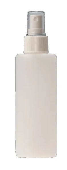 Vaporisateur Milky Sibel en PVC blanc translucide avec pompe de pulvérisation et capuchon
