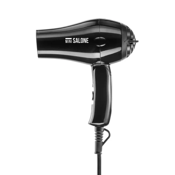 Sèche-cheveux de voyage pliable Sthauer Mini Salone Black noir avec concentrateur