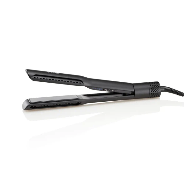 Lisseur boucleur professionnel Ionic Airflow Styler Sthauer noir avec plaques en céramique tourmaline et système de ventilation à air froid