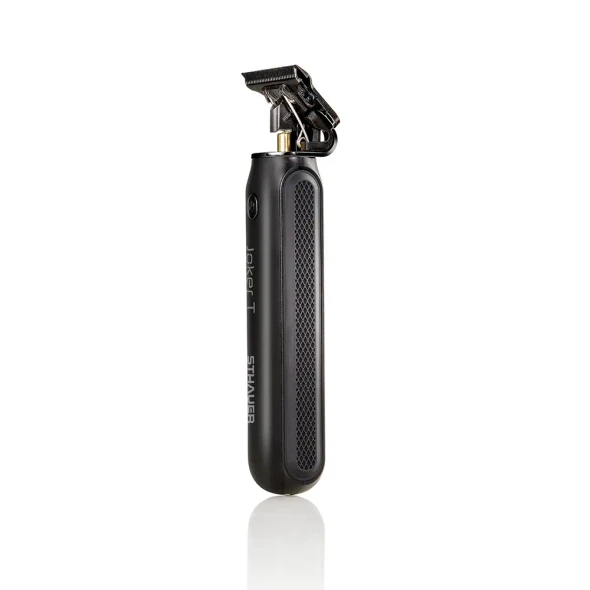 Tondeuse de finition Joker T Sthauer noire avec lame en T carbone DLC, moteur 7000 tr/min et quatre sabots de coupe