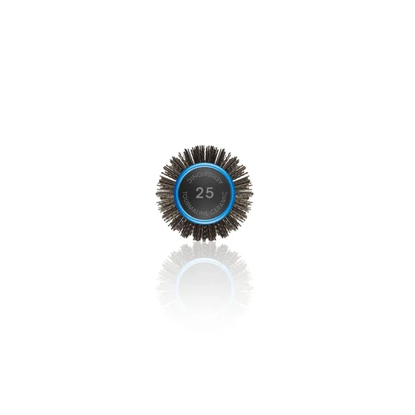 Brosse thermique ronde • AerisXionic • Céramique tourmaline • Manche en carbone • 25 mm