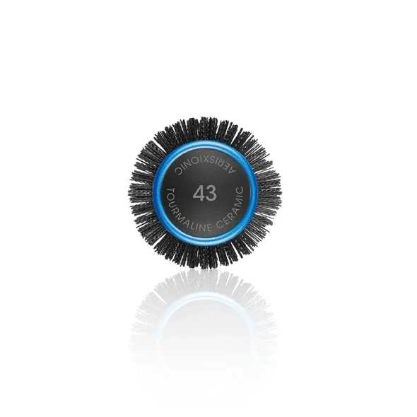 Brosse thermique ronde • AerisXionic • Céramique tourmaline • Manche en carbone • 43 mm