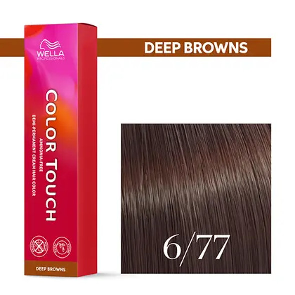 Color Touch - couleur  6/77 Blond Foncé Marron Intense