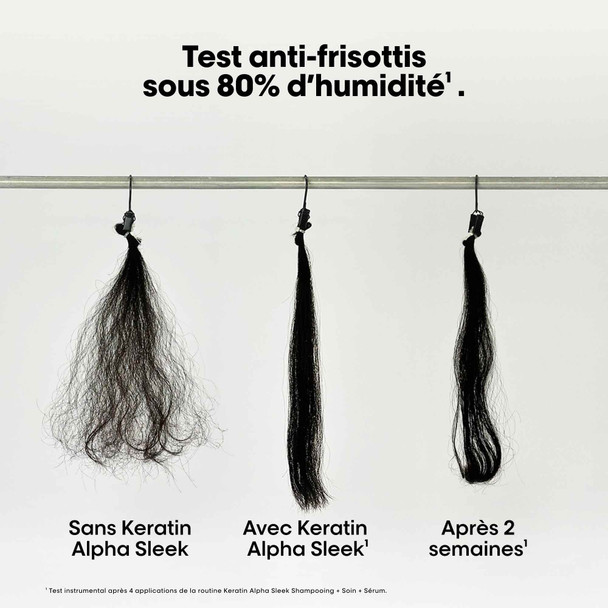 Sérum lissant professionnel pour cheveux indisciplinés et frisottis • 50 ml • Keratin Alpha Sleek Mirror Serum