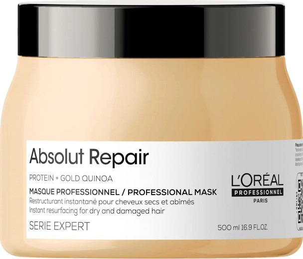Masque Absolut Repair 500 ml L'Oréal Professionnel – Soin réparateur et hydratant cheveux abîmés