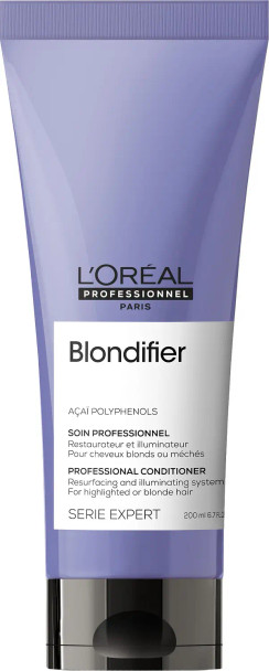 Après-shampooing Blondifier Gloss 200 ml L'Oréal Professionnel – Soin nourrissant et illuminateur cheveux blonds