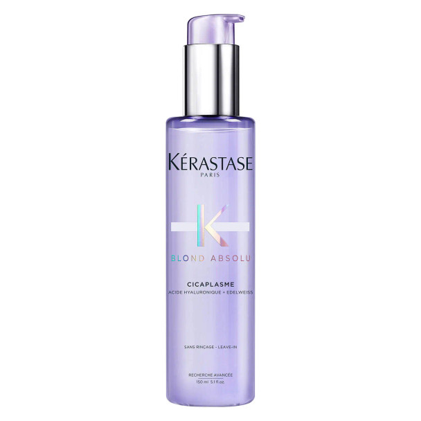 sérum cicaplasme 150 ml kérastase blond absolu – soin thermoprotecteur sans rinçage pour cheveux blonds