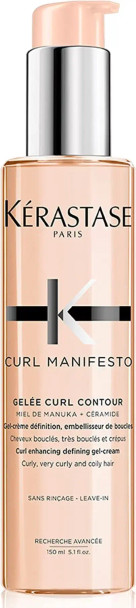 gelée curl contour kérastase curl manifesto 150 ml – gel-crème définition et brillance pour cheveux bouclés, très bouclés et crépus