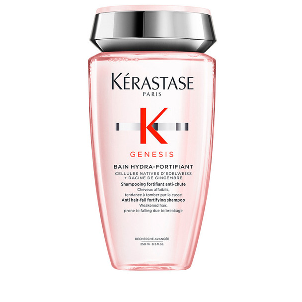 shampooing kérastase genesis bain hydra-fortifiant 250 ml – shampooing fortifiant anti-chute pour cheveux affaiblis et fins à normaux