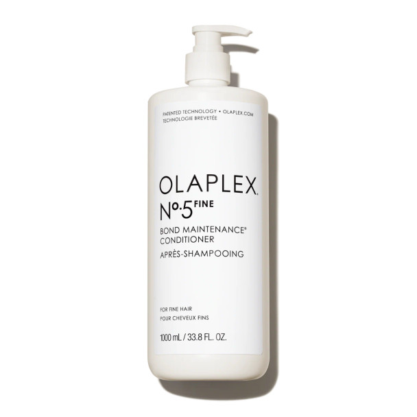 après-shampooing olaplex n°5 fine 1000 ml – soin réparateur léger pour cheveux fins, hydrate, renforce et apporte de la souplesse sans alourdir