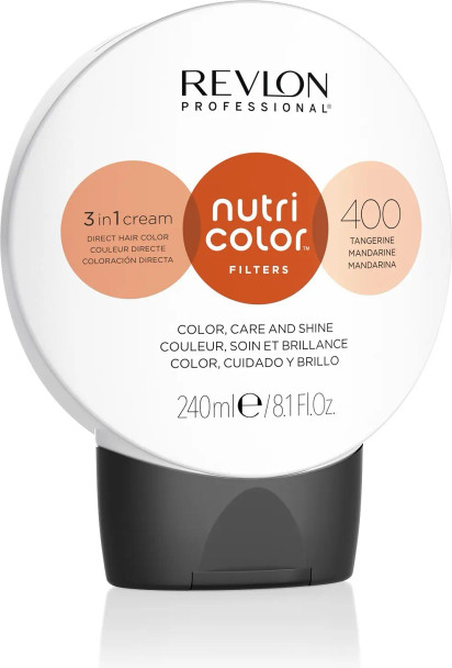 revlon nutri color filters 400 mandarine 240 ml – soin repigmentant orange mandarine 3 en 1 couleur soin brillance