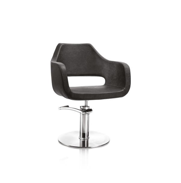 Fauteuil de coiffure base ronde  • Hair Regency • 61 x 65 cm / hauteur réglable 80 – 92 cm