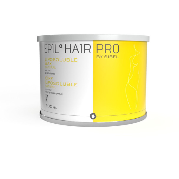 Cire tiède • s’utilise avec des bandes • sous forme de pot • Toutes peaux 400 ml.