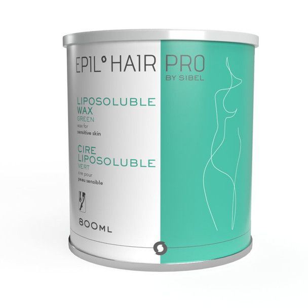 Cire tiède • s’utilise avec des bandes • sous forme de pot • Peaux sensibles 800 ml.