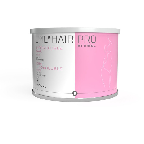 Cire tiède • s’utilise avec des bandes • sous forme de pot 400 ml • Visage et corps